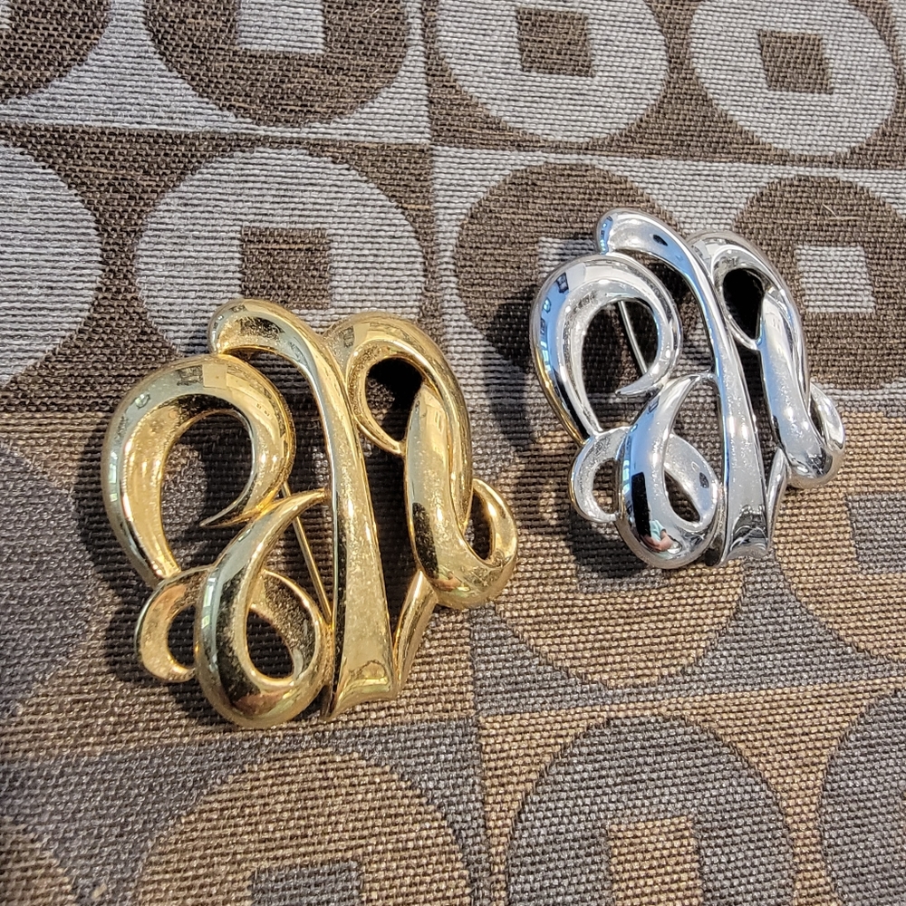 Pair of Monet Lapel Pins
